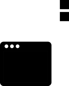 Application Window Sketch Style Svg Vector, Free Vectors File